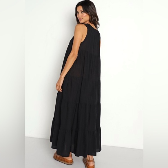 9seed Lighthouse Maxi Dress Black Small - Picture 5 of 13